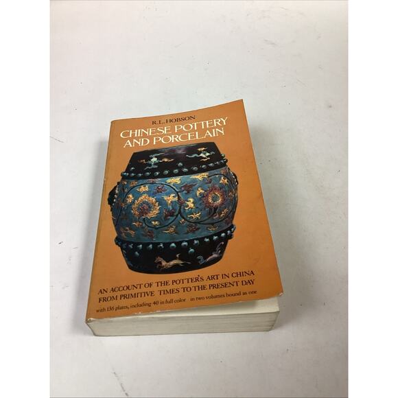 CHINESE POTTERY & PORCELAIN Vol 1 & 2 by R L HOBSON 1976 Illustrated Paperback - Picture 1 of 11